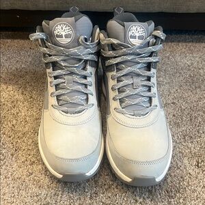 Timberland Gray High-Top Sneakers